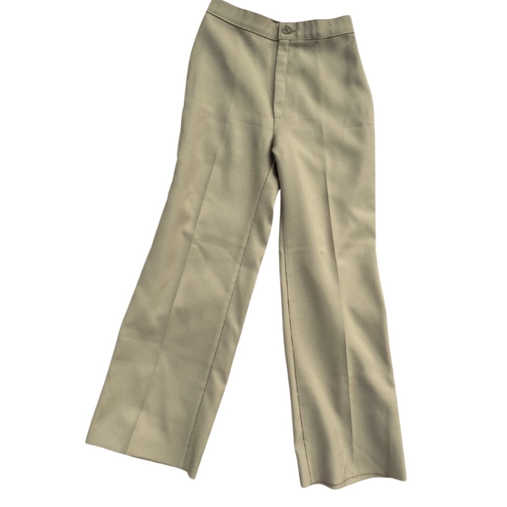Levi’s vintage 1970s white tag polyester wide leg trousers size 4 (vintage 12)